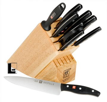 Twin Signature 11-Piece Cutlery Block Set - Lodging Kit Company