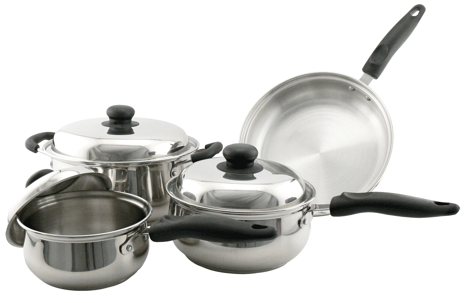 AMC classic 7 pc stainless steel cooking set