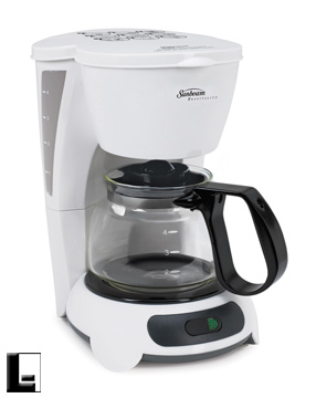 220V-240V Sunbeam 4 Cup Commercial Coffee Maker, Auto Off, White ...