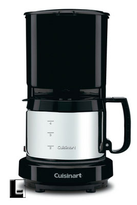 Cuisinart 4 Cup Coffeemaker with Steel Carafe - Lodging Kit Company