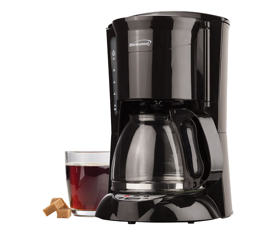 Brentwood TS-218B 12 Cup Digital Coffee Maker, Black - Lodging Kit Company