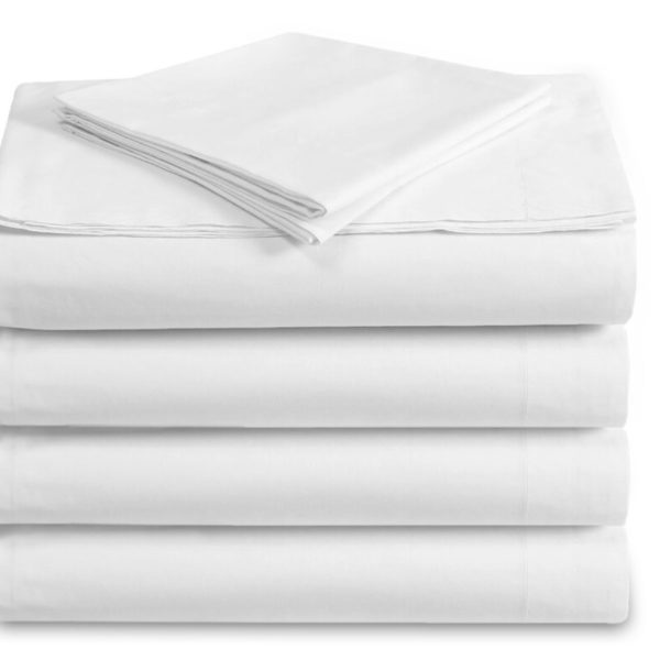 Lotus T250 Hotel Bedding by 188 Mills White Sheets