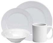 Oneida Bright White Dinnerware