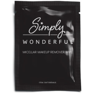 Make up remover wipes, bulk for hotels, 1000 wipes, simply wonderful micellar